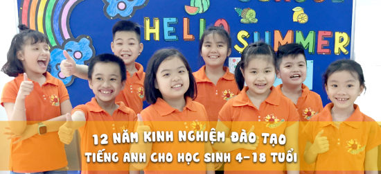 LỚP TIẾNG ANH DÀNH CHO HỌC SINH VÀO LỚP 1 (6 TUỔI)