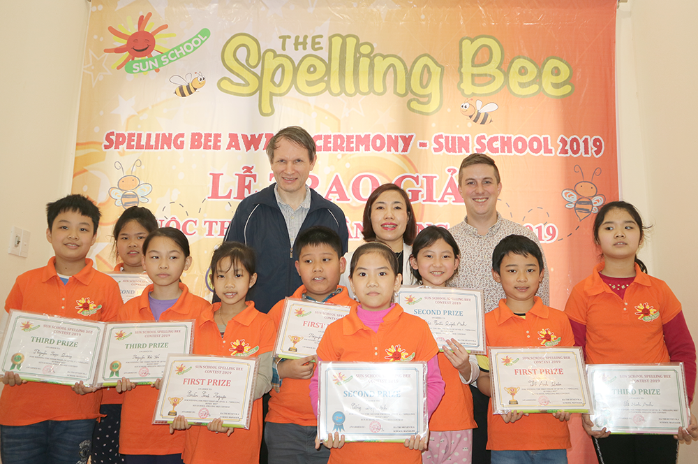 Lễ trao giải Sun School Spelling Bee Contest 2019
