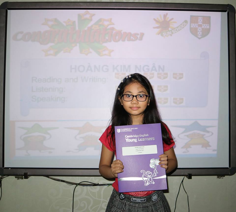 Trao chứng chỉ Cambridge 2017