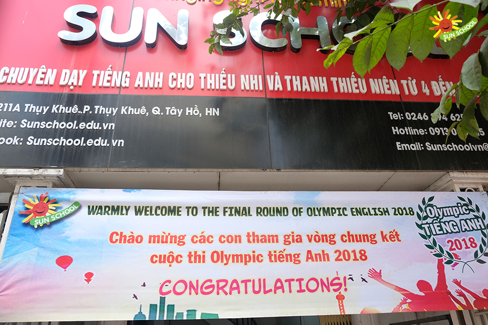 Lễ Trao Giải: Cuộc Thi Sun School Olympic 2018