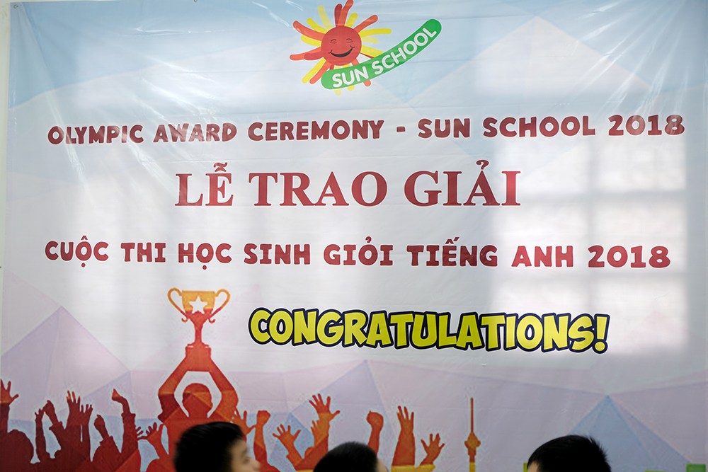 Lễ Trao Giải: Cuộc Thi Sun School Olympic 2018