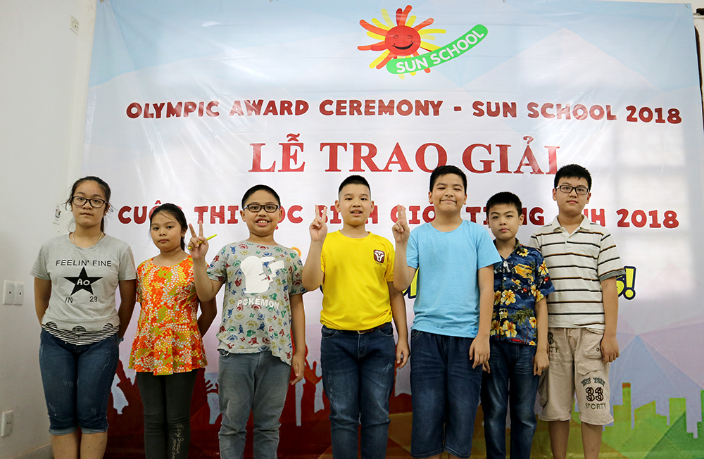 Lễ Trao Giải: Cuộc Thi Sun School Olympic 2018