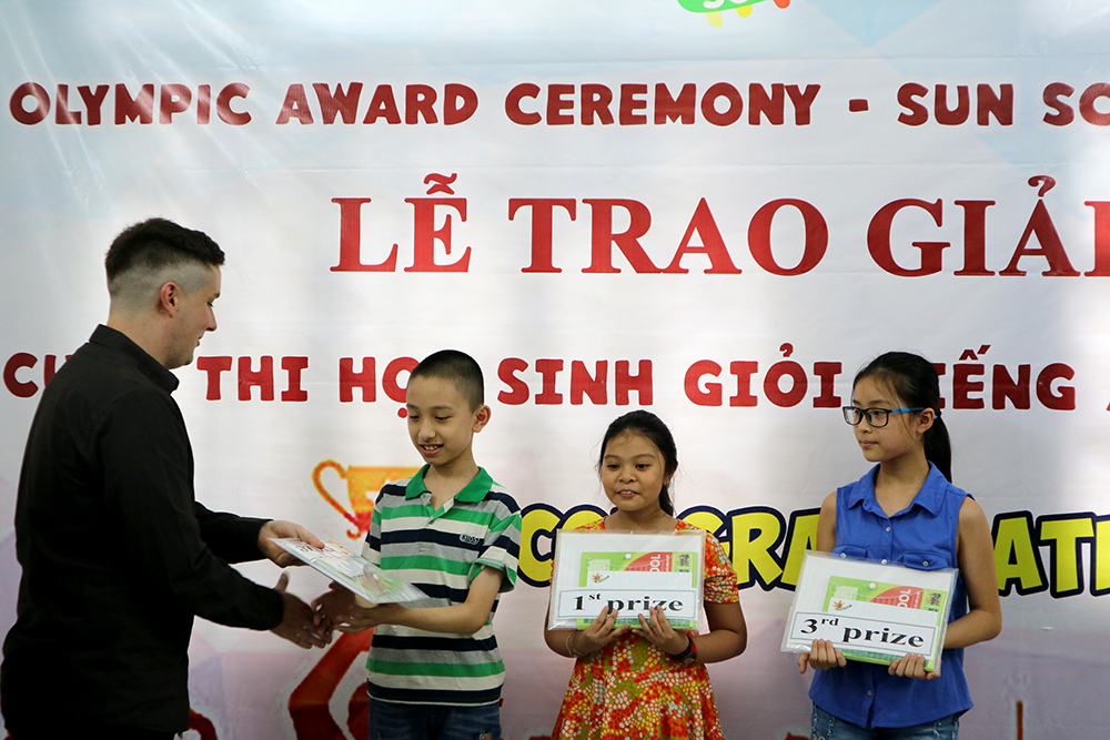 Lễ Trao Giải: Cuộc Thi Sun School Olympic 2018