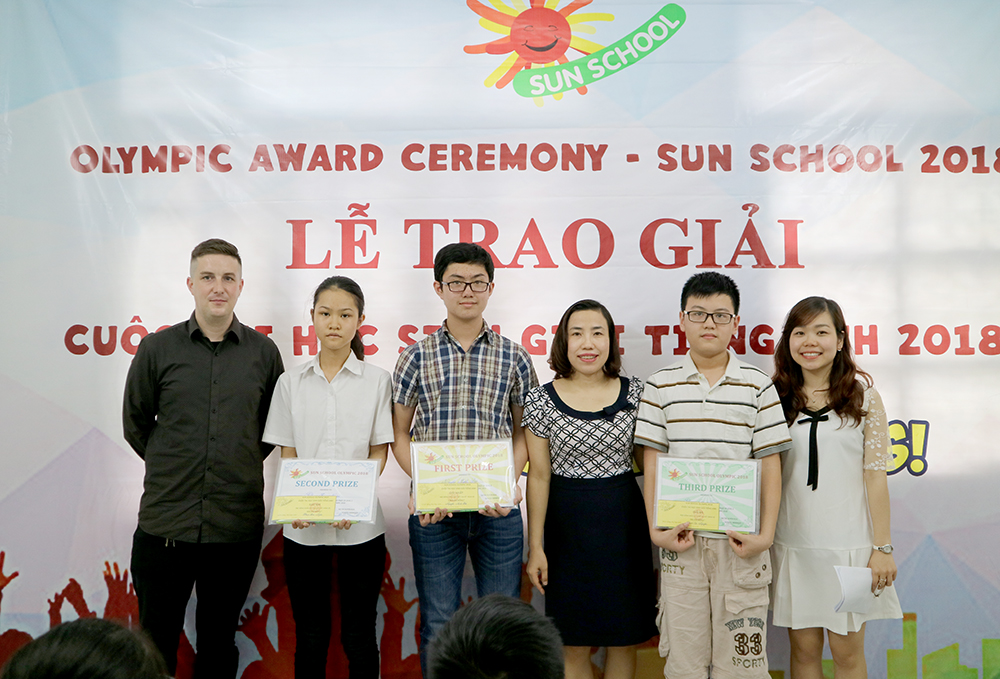 Lễ Trao Giải: Cuộc Thi Sun School Olympic 2018