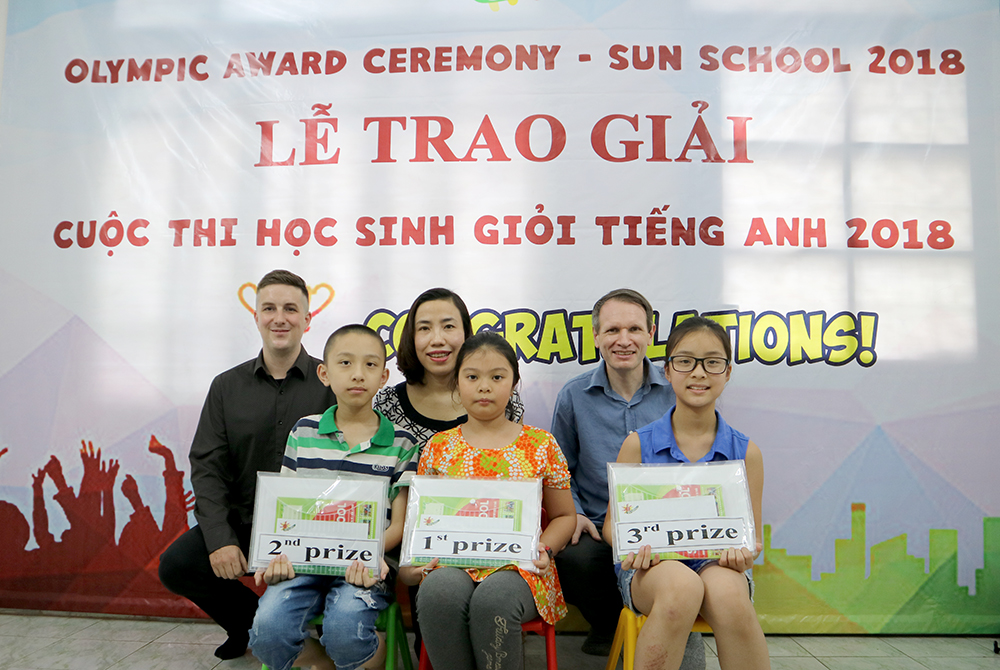 Lễ Trao Giải: Cuộc Thi Sun School Olympic 2018