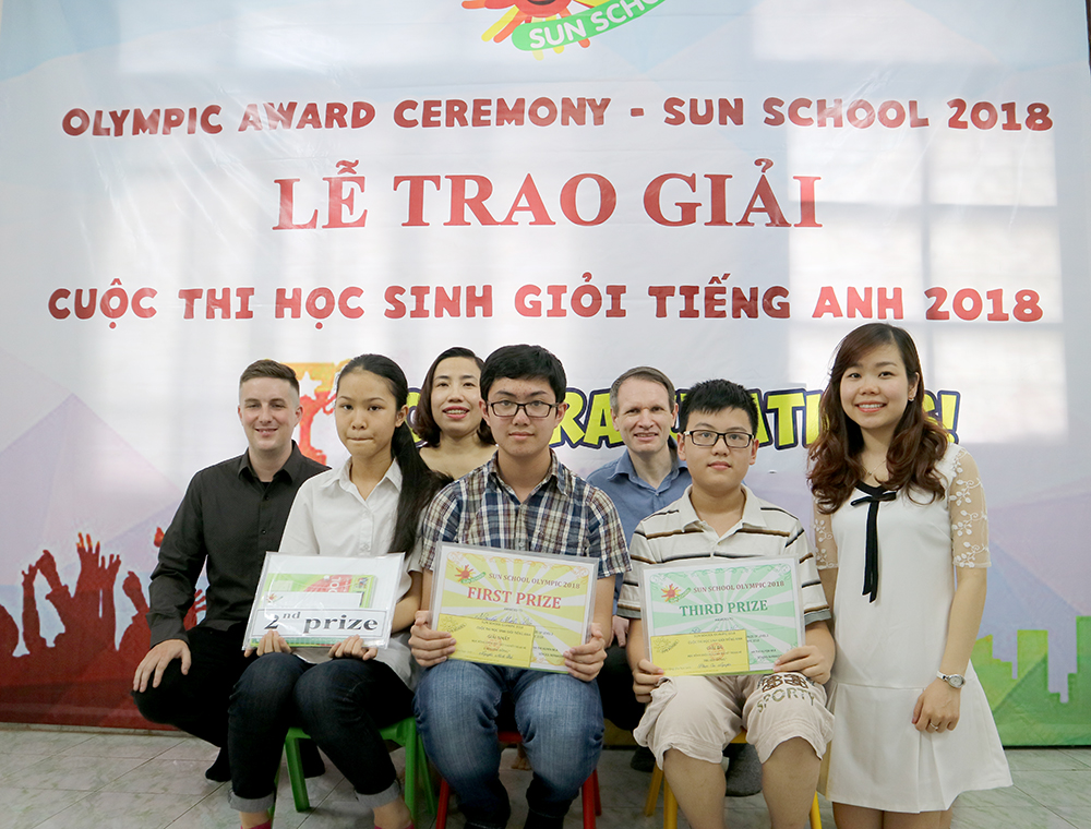 Lễ Trao Giải: Cuộc Thi Sun School Olympic 2018