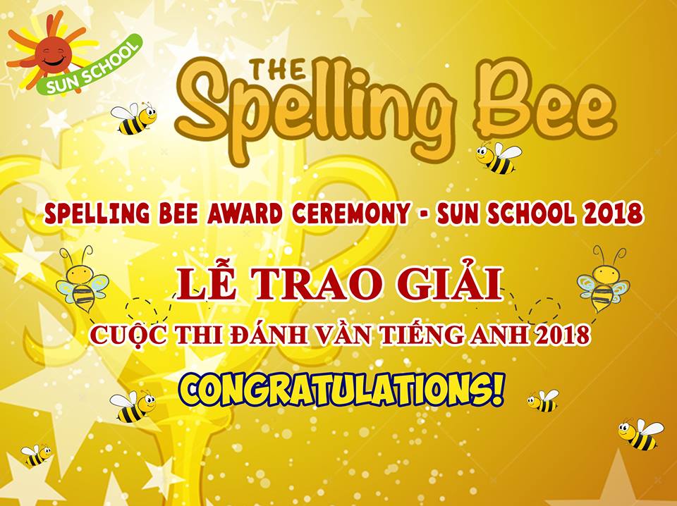 Lễ Trao Giải: Spelling Bee Contest 2018