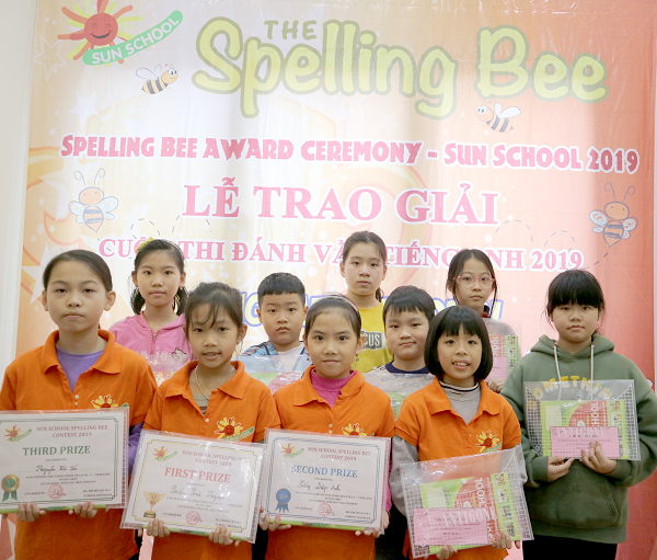Lễ trao giải Sun School Spelling Bee Contest 2019