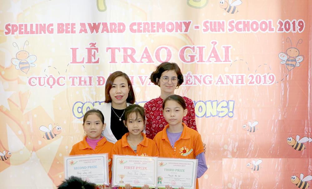 Lễ trao giải Sun School Spelling Bee Contest 2019