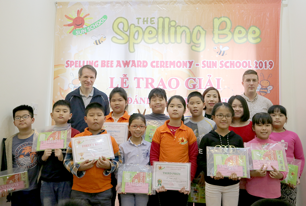 Lễ trao giải Sun School Spelling Bee Contest 2019