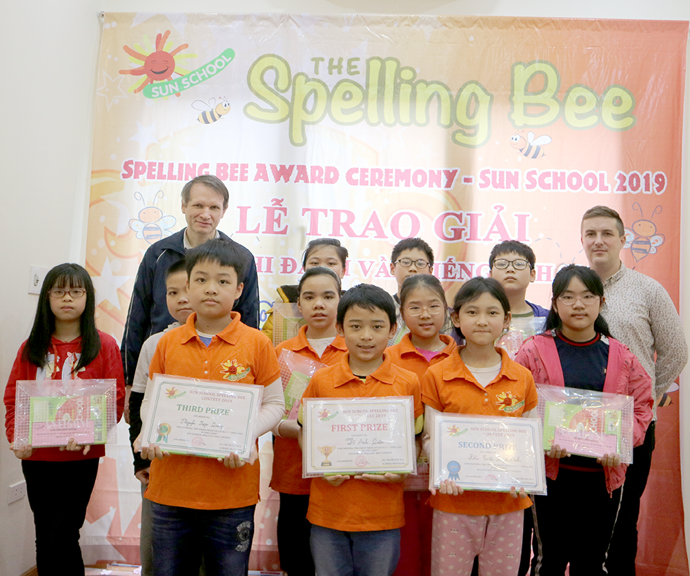 Lễ trao giải Sun School Spelling Bee Contest 2019
